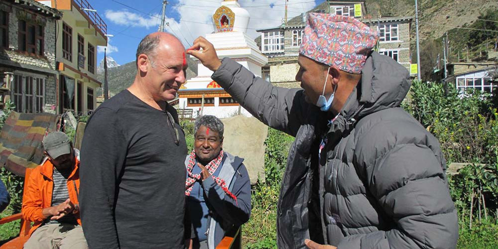 मनाङ आउने पर्यटकलाई स्वागत